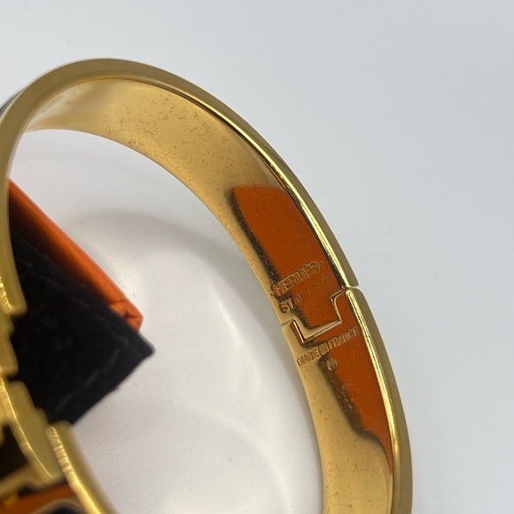 Authentic Hermes Clic H bracelet black - Picture 4 of 7